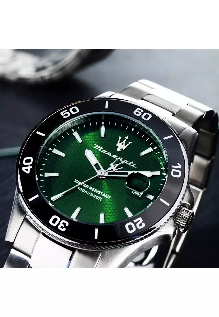 【2 Years Warranty】Maserati Competizione 43mm Men's Quartz Watch R8853100038