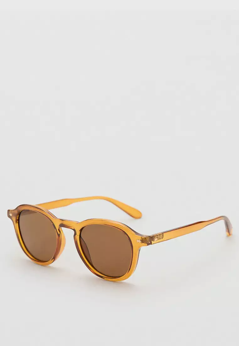 Semi-Transparent Frame Sunglasses