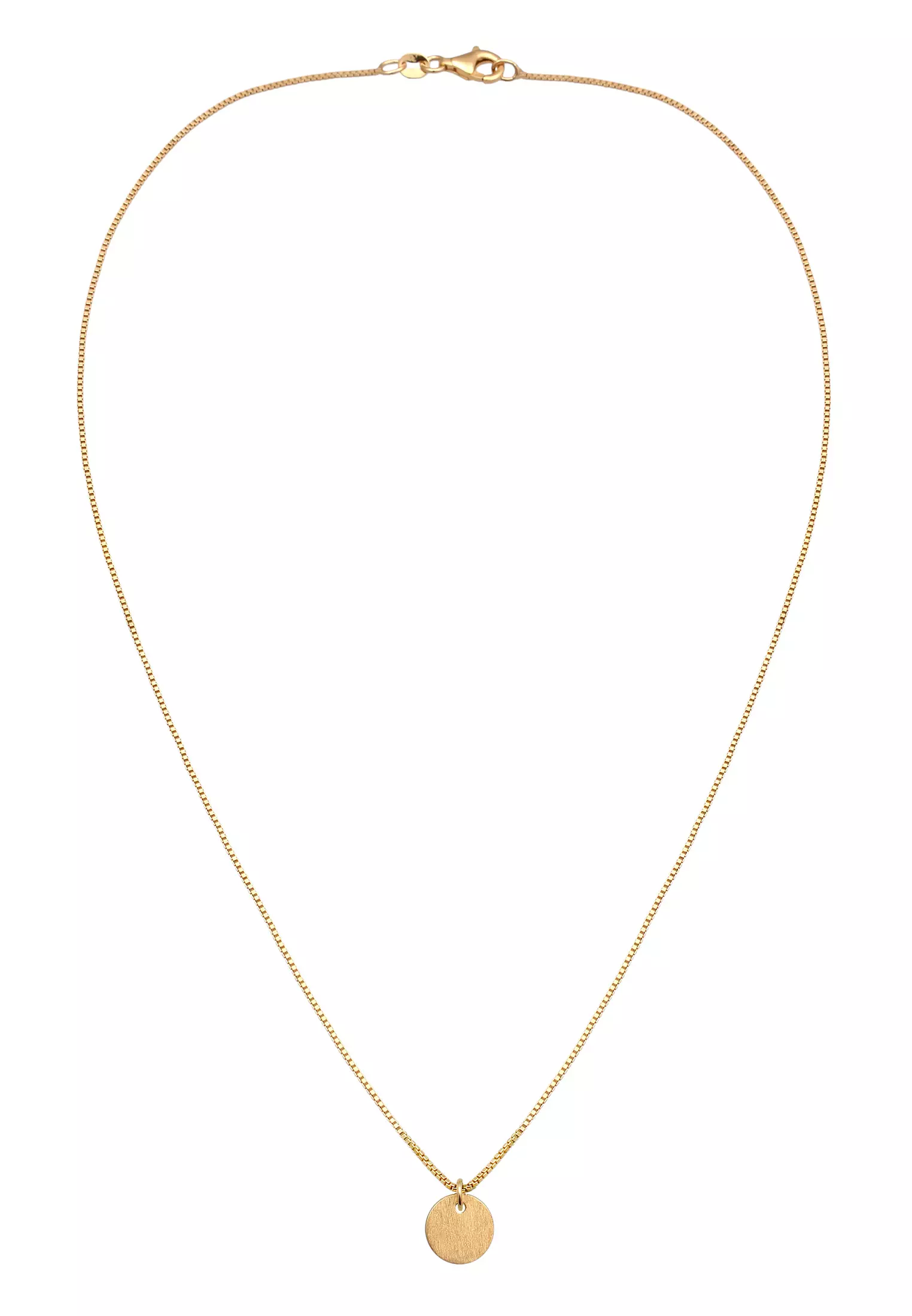 Necklace Round Gold Plated