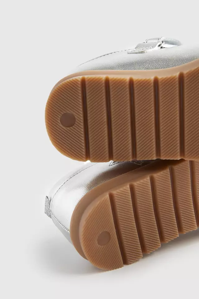 Mothercare Silver Star Shoes - Sepatu Anak Perempuan (Silver)