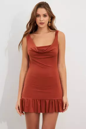 knee length dresses for ladies Beach holiday long dress sexy hot girl suspender dress – Blue Zone Planet main image 1