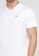 Hollister white V-Neck Solid T-Shirt 5E648AAF845912GS_2
