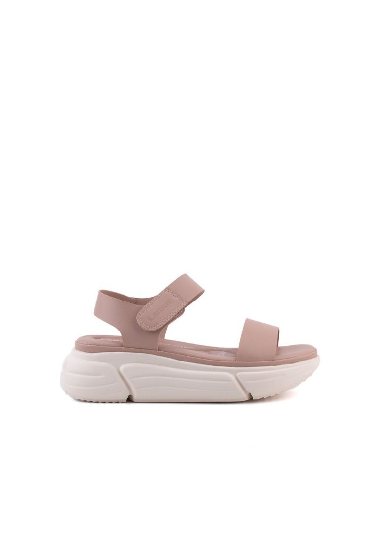 LARRIE Women Pink Velcro Strap Comfort Sandals