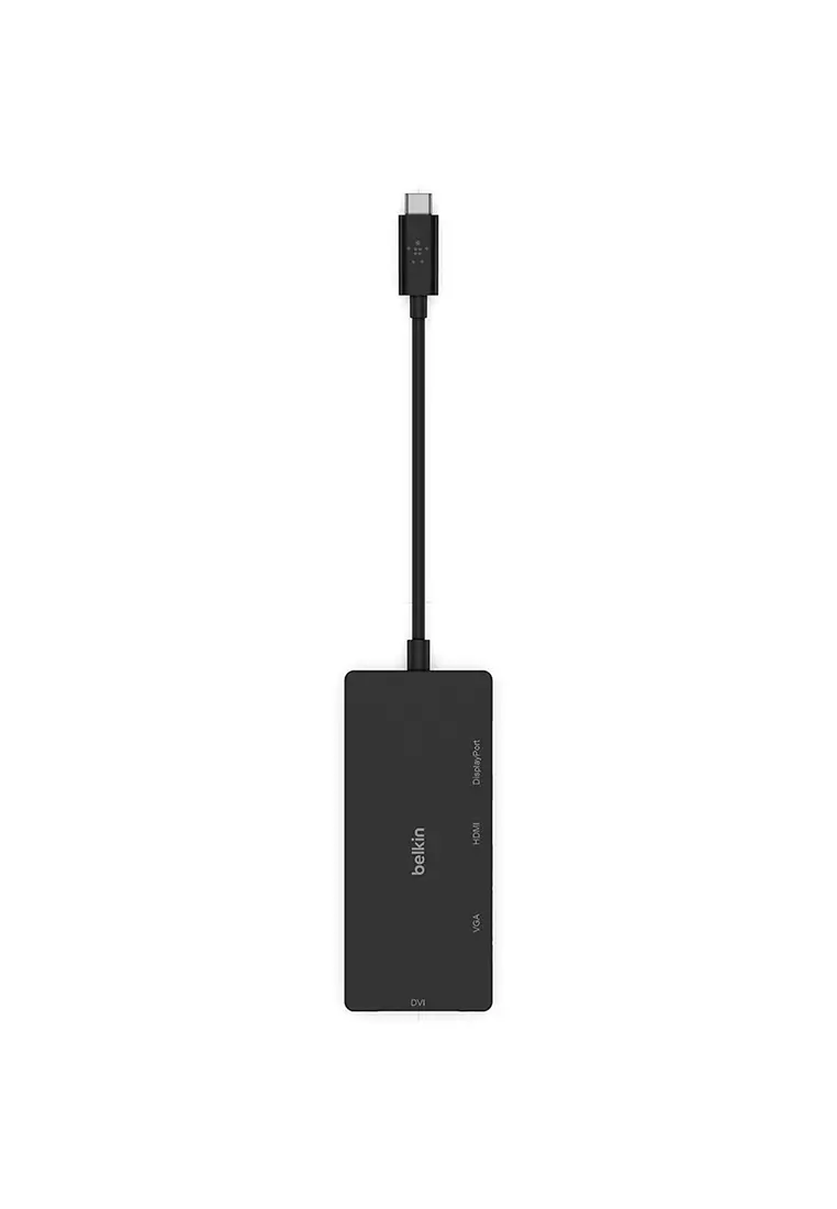 Buy Belkin Belkin Avc003Btbk UsbC To Hdmi Vga Dvi Display Port Adapter