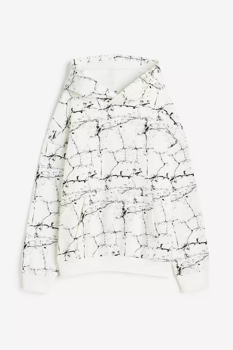 Buy H M Patterned hoodie Online ZALORA Malaysia