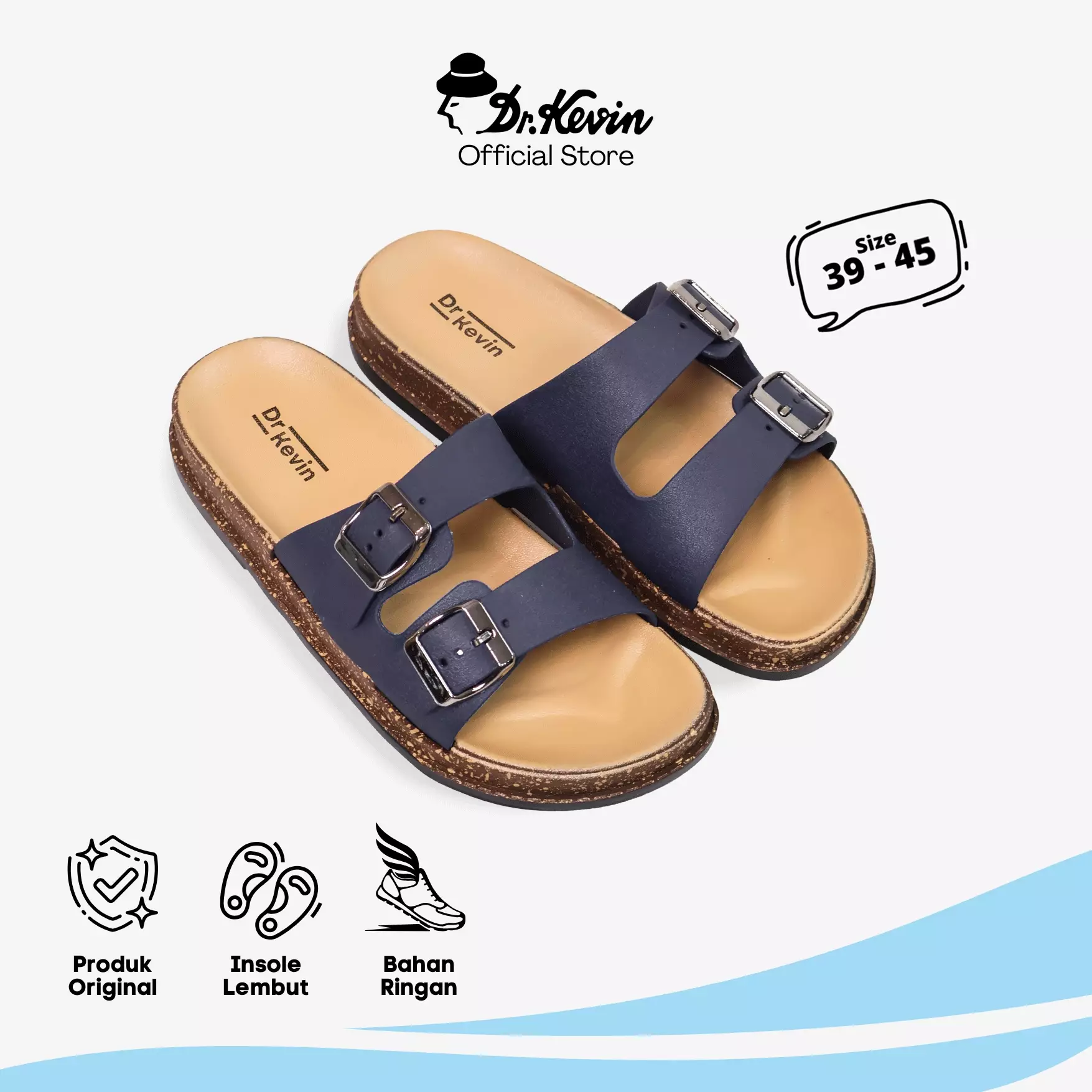 Dr. Kevin Sandal Selop Pria Phylon Kasual 871-110