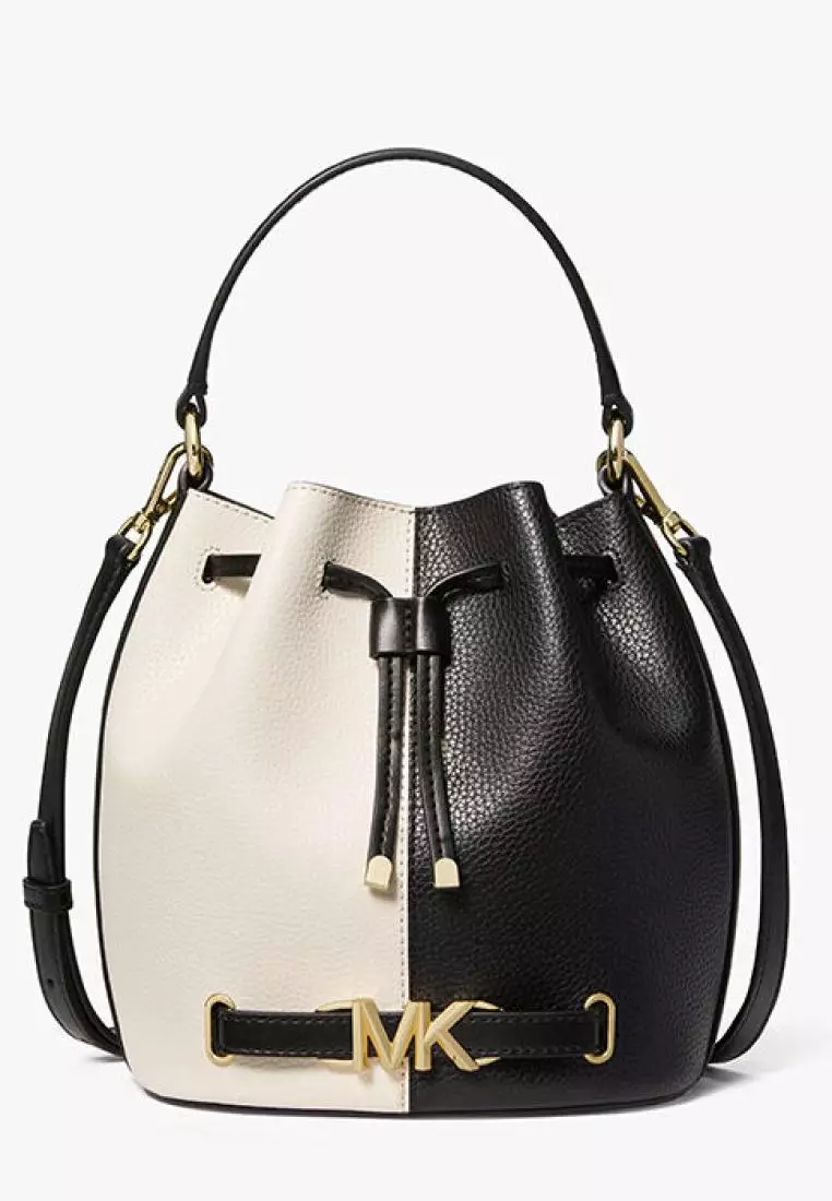 Michael kors leather bucket bag on sale