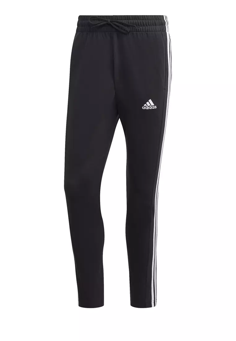 adidas 3-Stripes Loose Fit Windbreaker Pants - Black | adidas Philippines