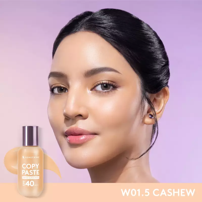 SOMETHINC Copy Paste Tinted Sunscreen SPF 40 PA++++ - Skin Tint W01.5 Cashew