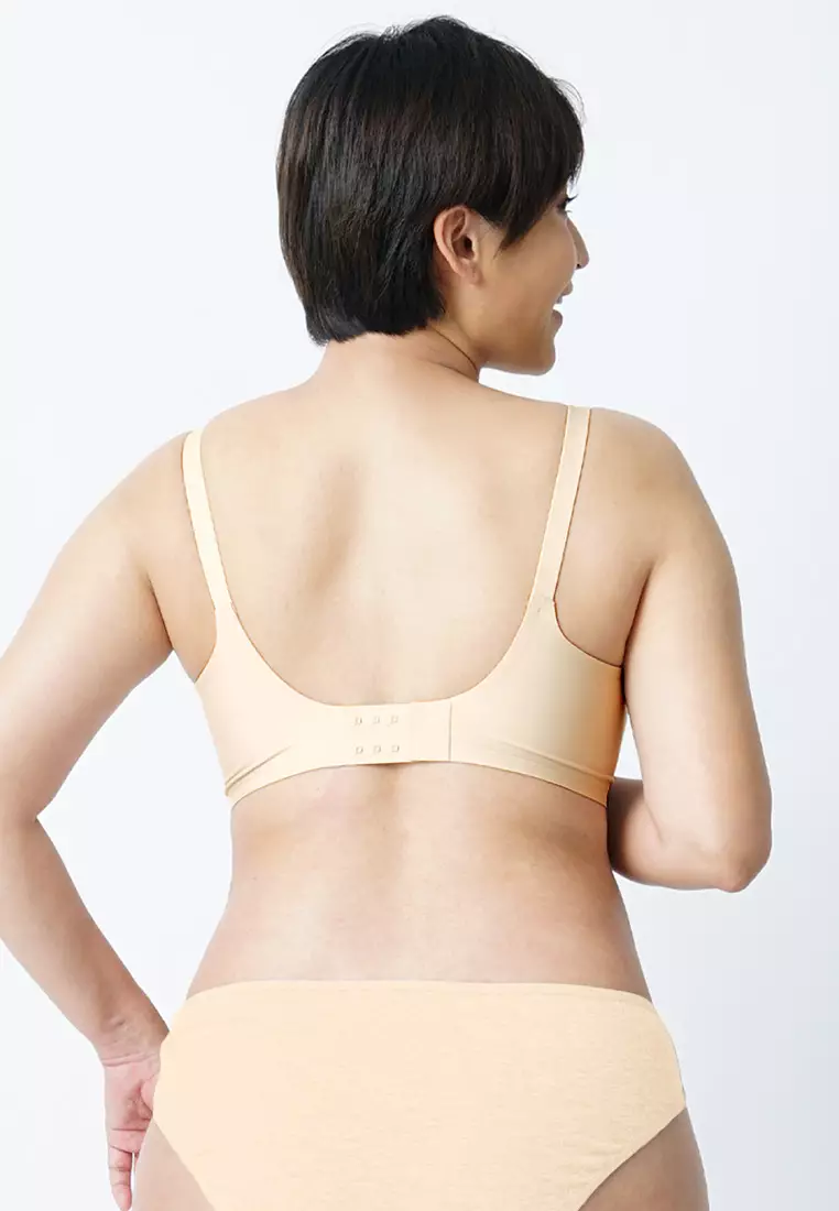 Neutral Antibacterial Seamless Wireless Nursing Bra