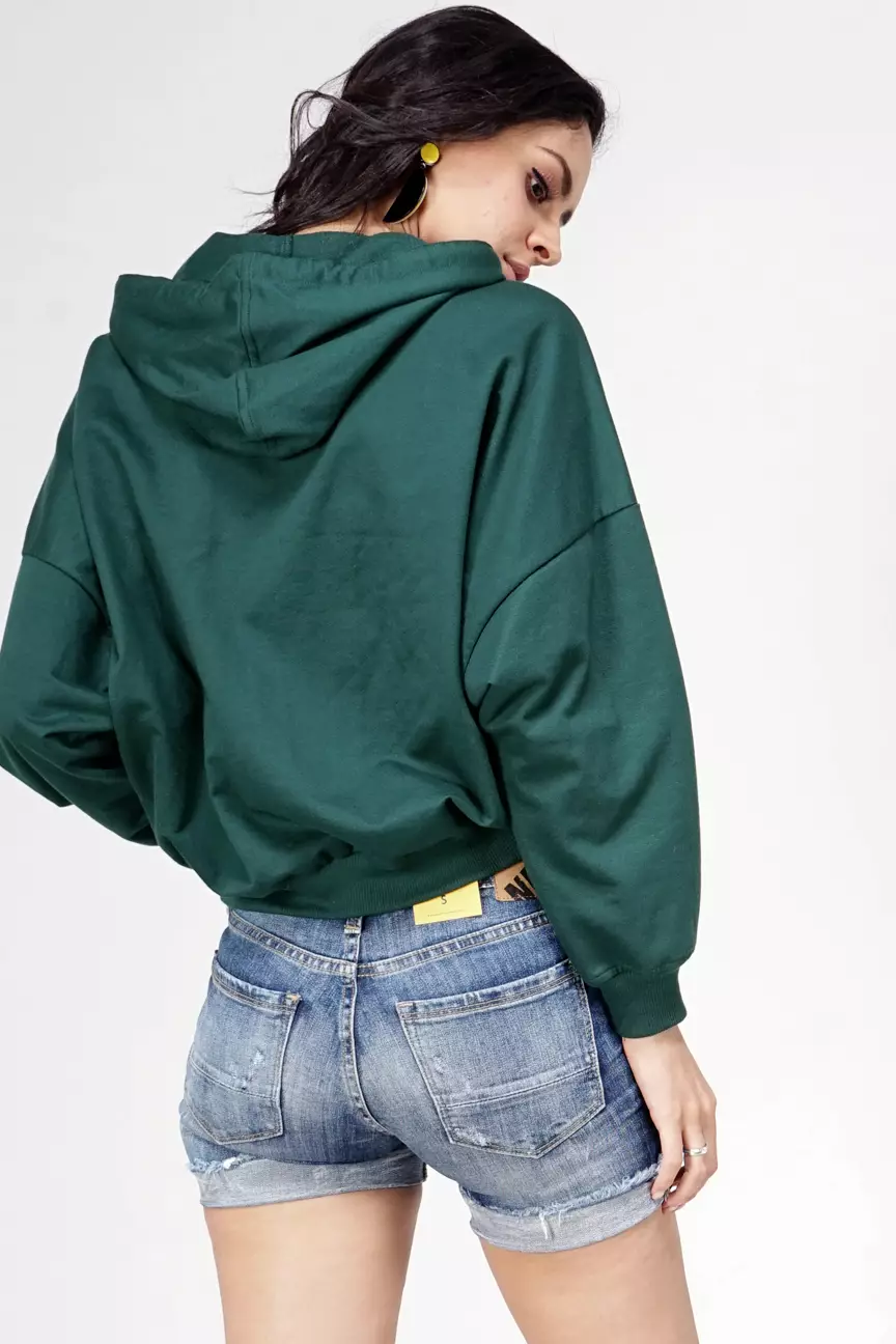 Sweater Wanita Mafis Dark Green