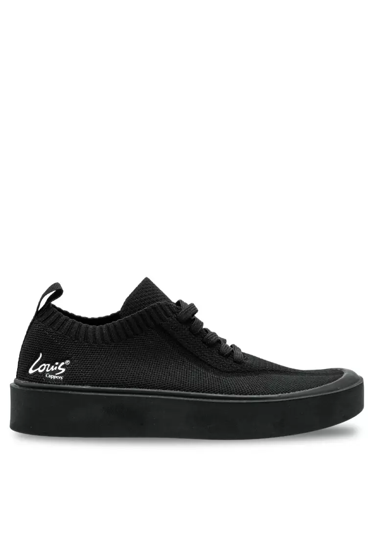 Louis Cuppers Women Lace up Knitted Lifestyle Sneakers - 240181009