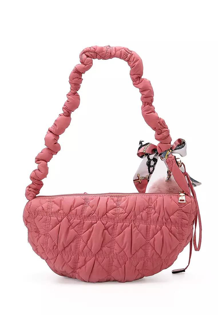 GYKACO KYUMI Pink - Tas Wanita Sling Bag - Fashion Top Handle Bag (Import)