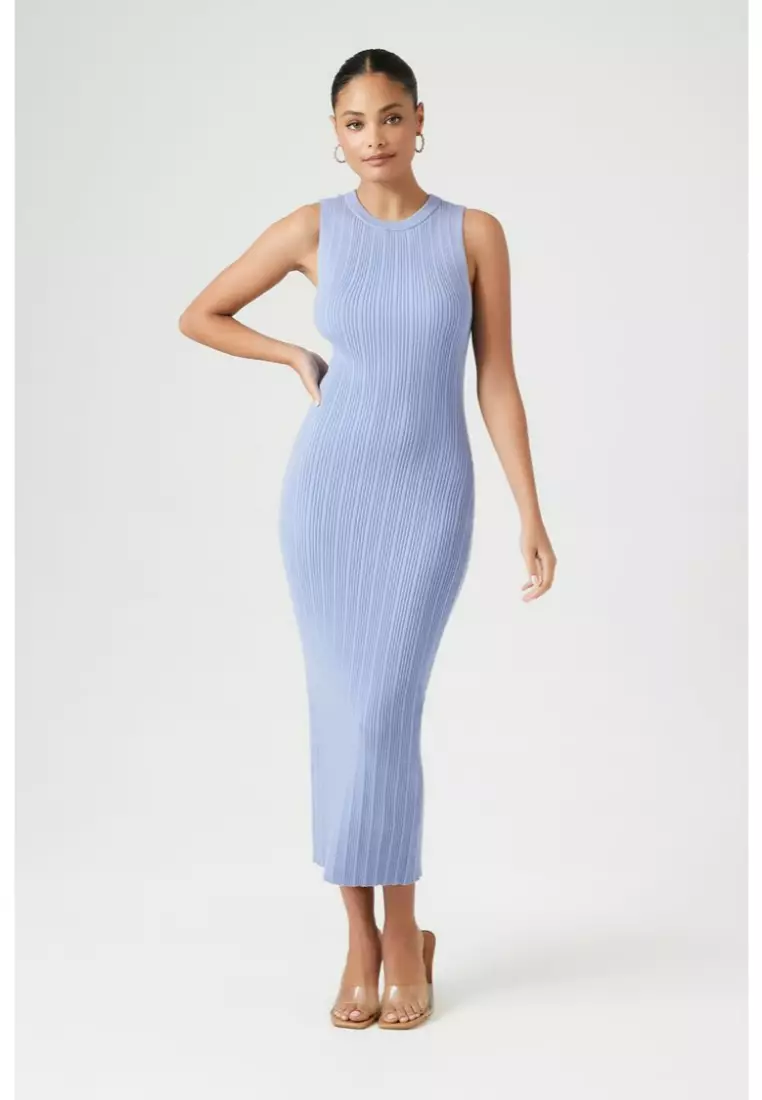 Forever 21 ribbed midi dress discount