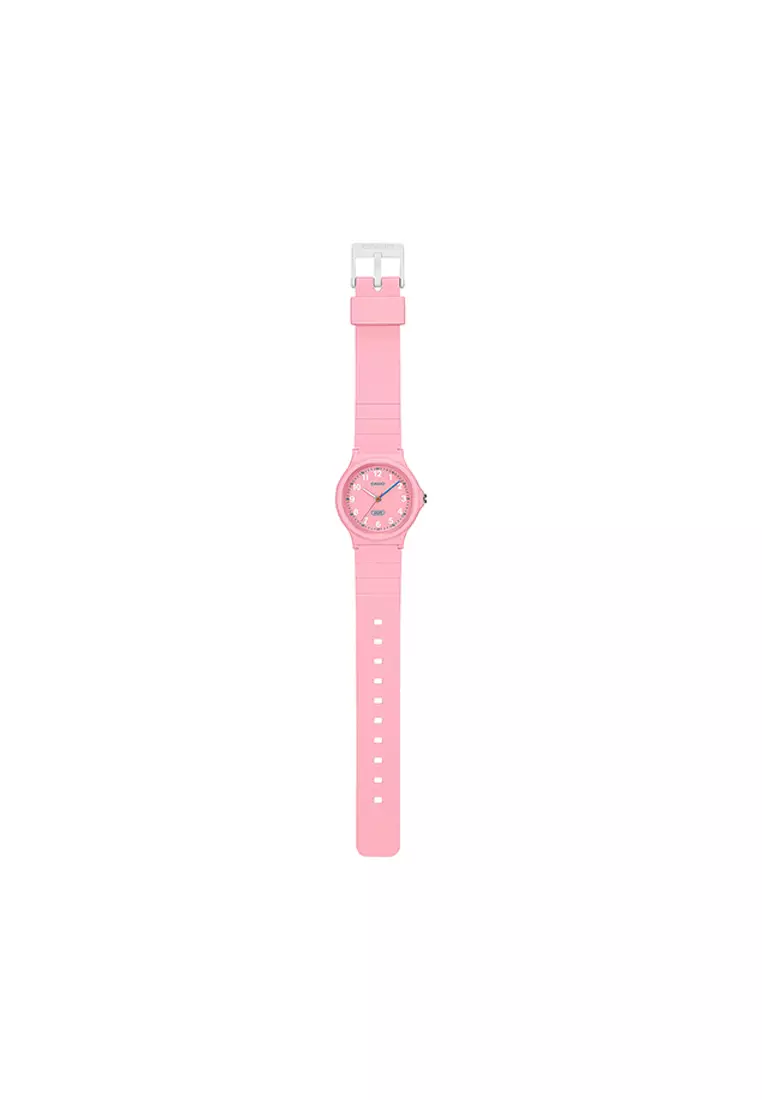 Pop Series Women Analog Watch LQ-24B-4B Pink Resin Strap