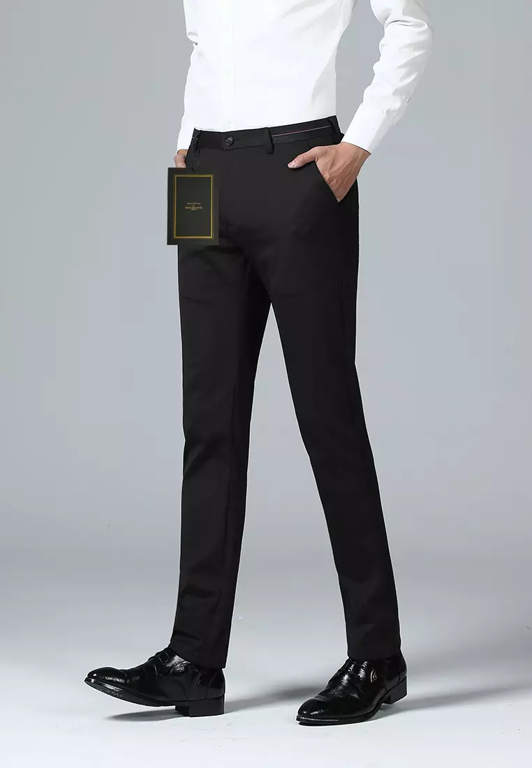 Elastic Slim Fit Pants WL19-030H
