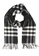 Burberry black Burberry Classic Check Cashmere Scarf in Black for UNISEX 15AC4AC9DB3942GS_1