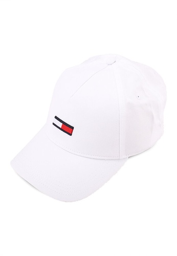 Tommy Hilfiger white Flag Baseball Cap - Tommy Jeans 6ED2AACD72B181GS_1