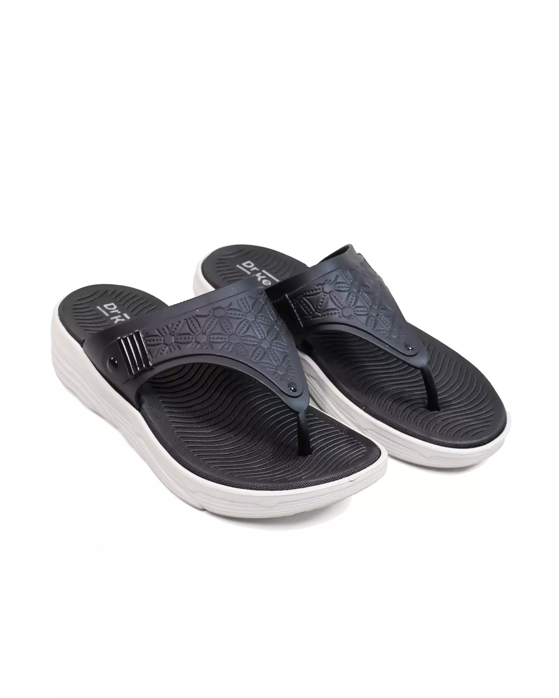 Dr. Kevin Sandal Jepit Japit Wanita Hak Rata Flat Sandal 571-144