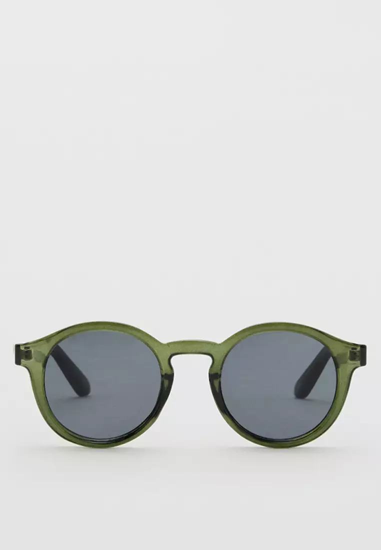 Semi-Transparent Frame Sunglasses