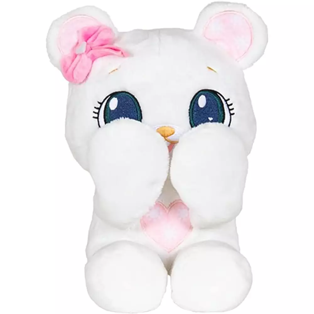 PEEKAPETS  WHITE HUG ME BEAR - Mainan anak