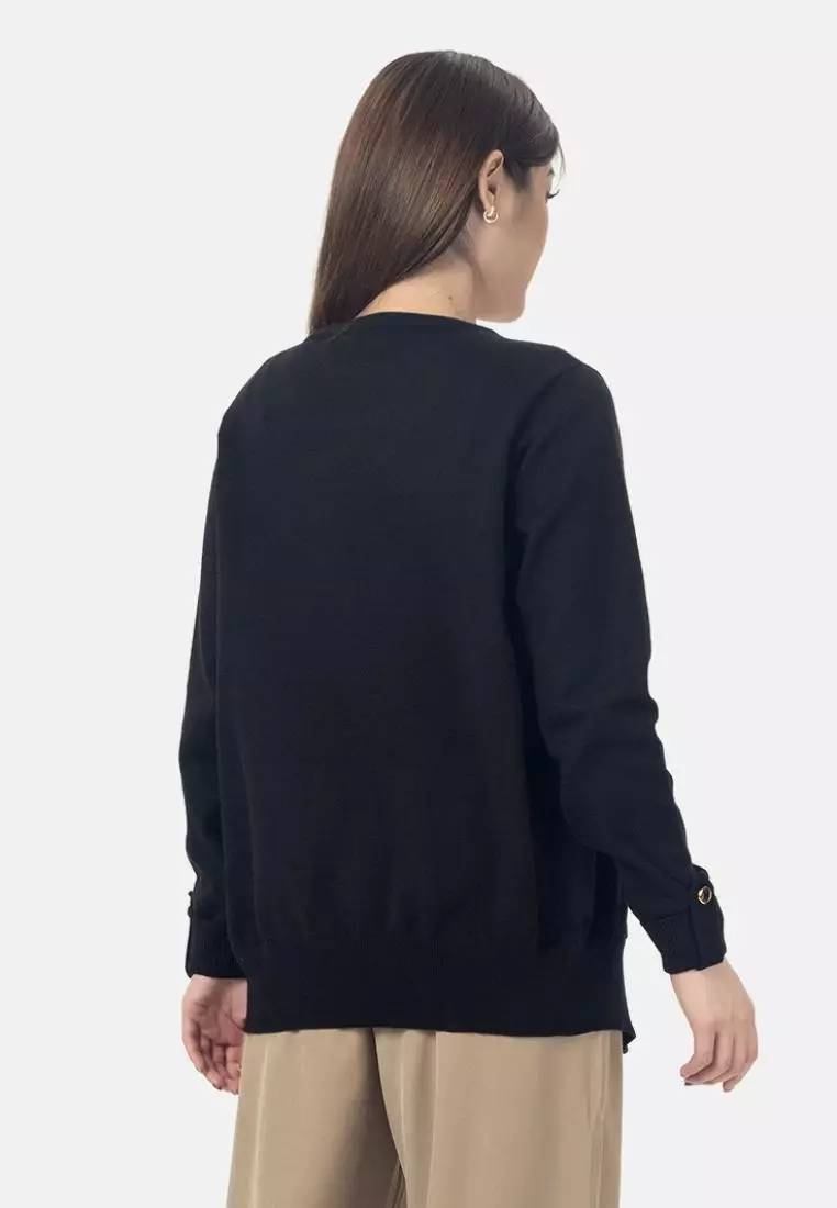 Mirabelle Knit Cardigan in Black