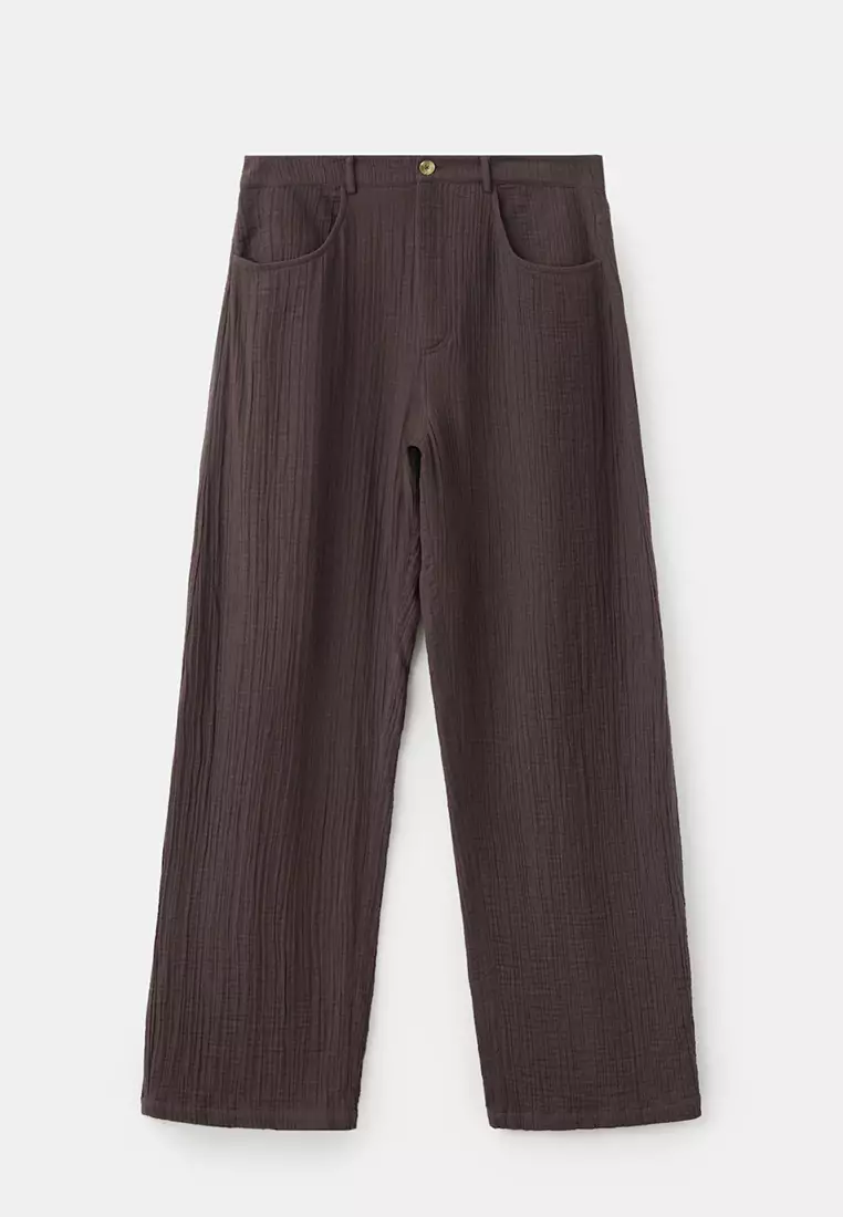 Balloon Cotton Trousers