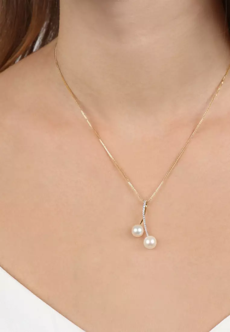  Pearl Promise Pendant 18k Gold
