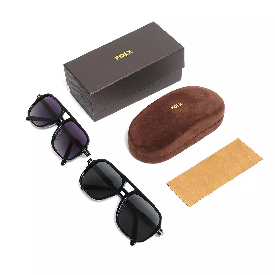 Polarised Falconer Sunglasses Black 01