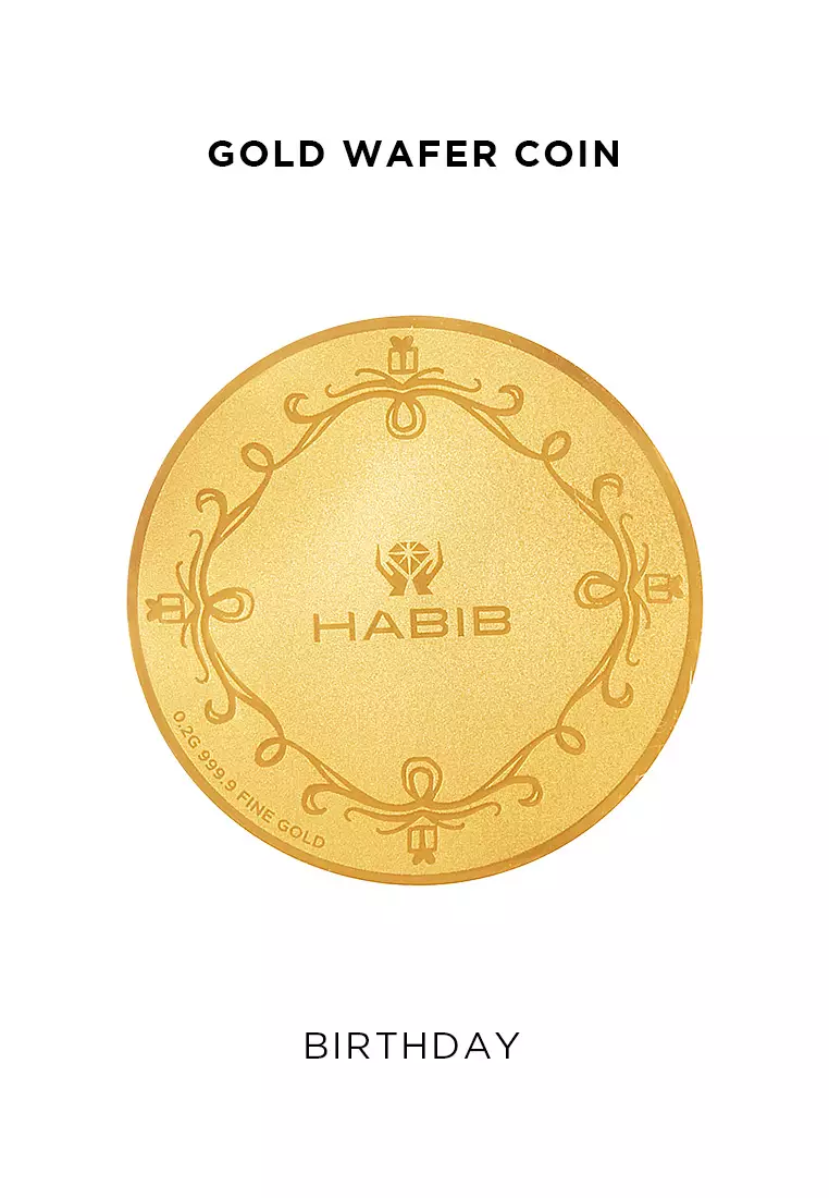 HABIB Joy Collection | 999.9 Gold Wafer Coin (0.20g)