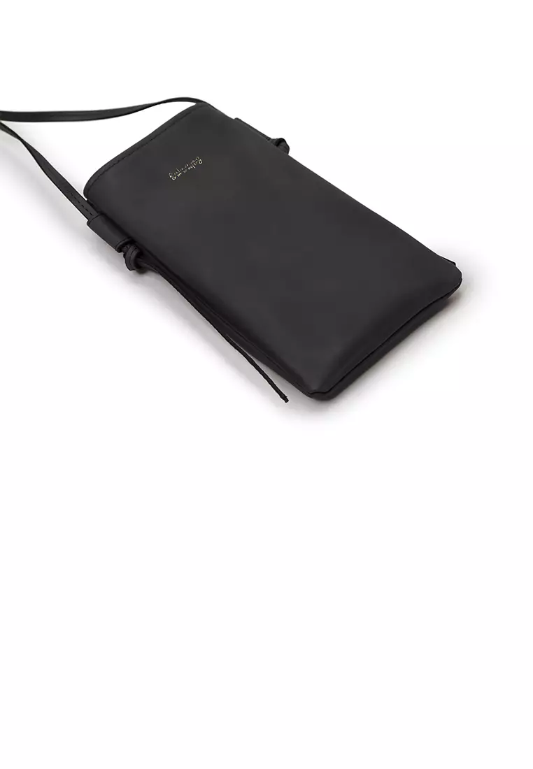 斜背手機小袋 - 黑色