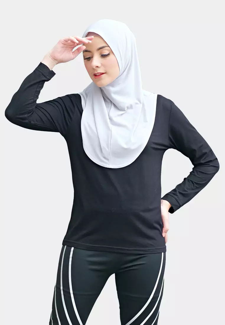 Zelena - Oshea Base Layer Sporty | Kaos Olahraga Wanita - Black - L 