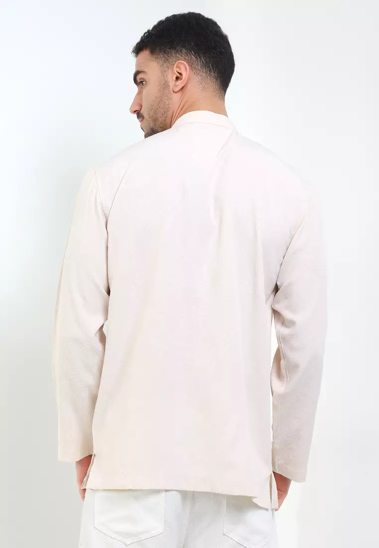 Clotted Cream 3 Long Sleeve Baju Koko