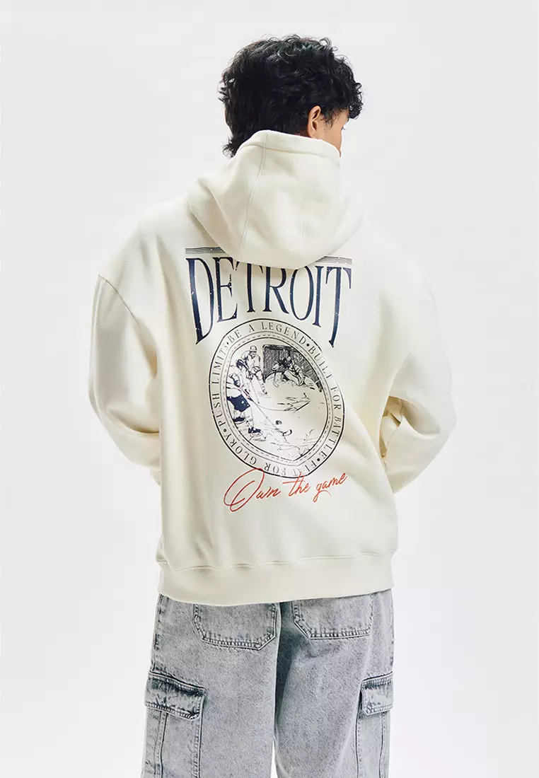 Detroit Relaxed Pullover Hoodie