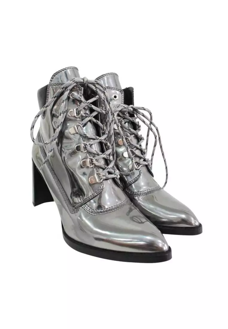 Stuart weitzman metallic outlet boots