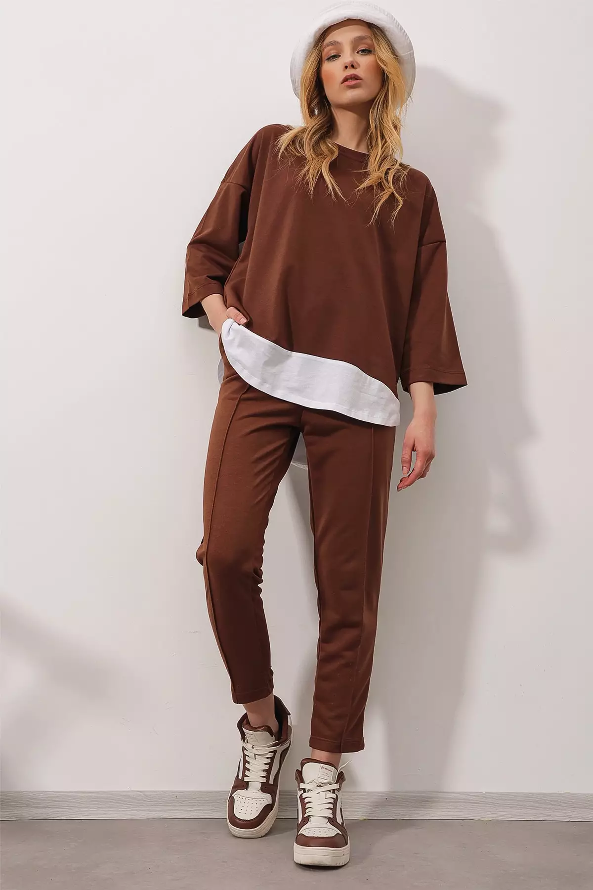 Layered T-Shirt with Pants Set