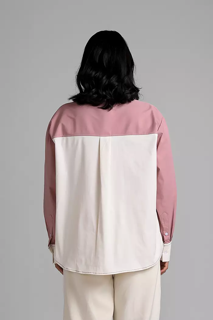 COTTONINK Studio - Atasan Kemeja Wanita Pink Dahl #HolidayCollection