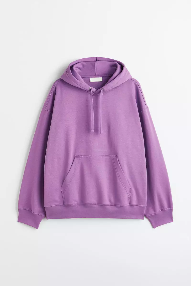 Baby Pink Oversized Fit Sweat Hoodie