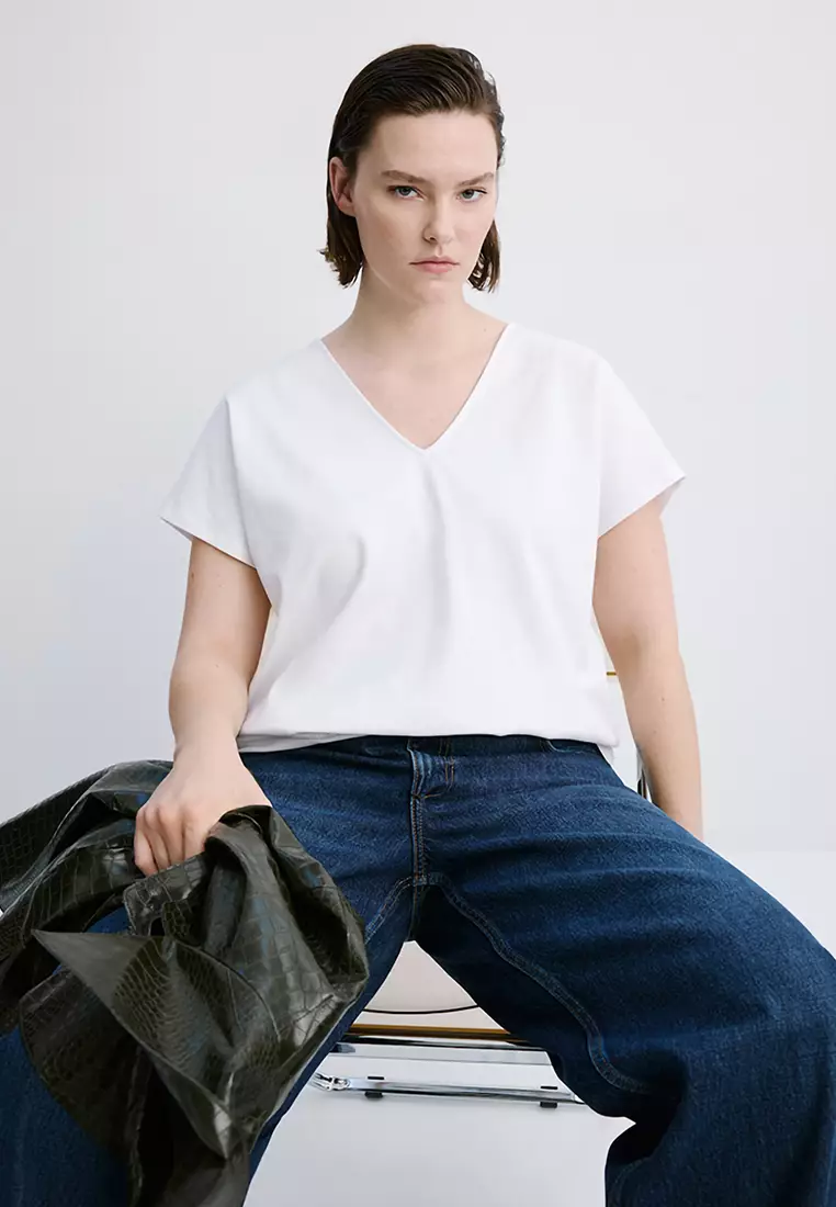V-Neck Cotton Top