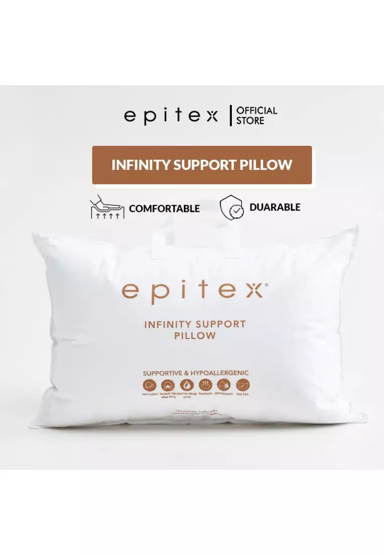 Buy Epitex Epitex Bundle of 2 Infinity Firm Pillow 1400g Adult