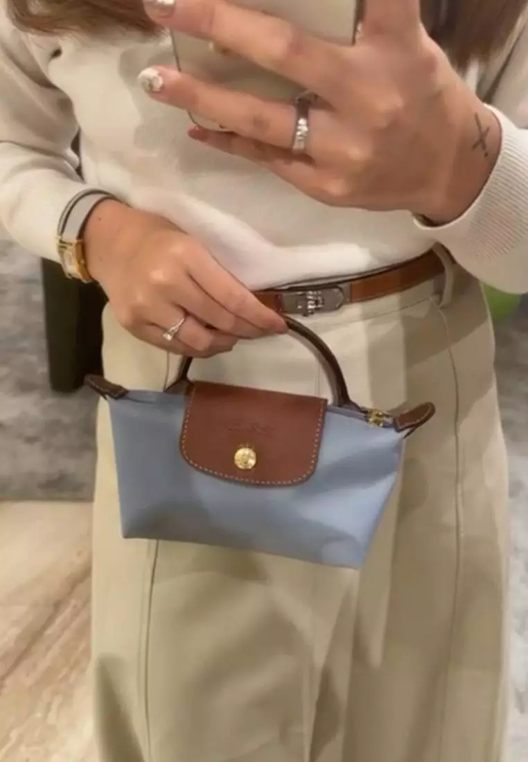 Le Pliage Original Pouch With Handle Steel