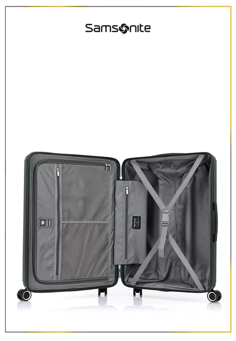 Samsonite Koper Hardcase Straren Spinner Medium 24 Inch - Matte Green