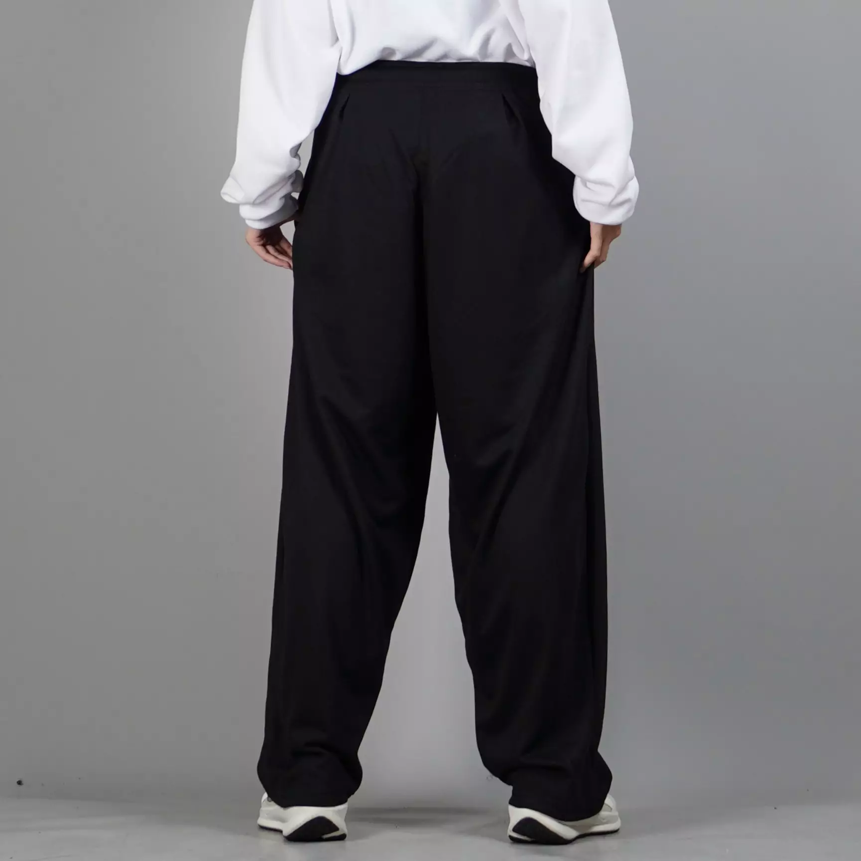 BAGGY PANTS Celana Wanita Baggy Celana Panjang Baggy Celana Baggy Pants Wanita - HITAM