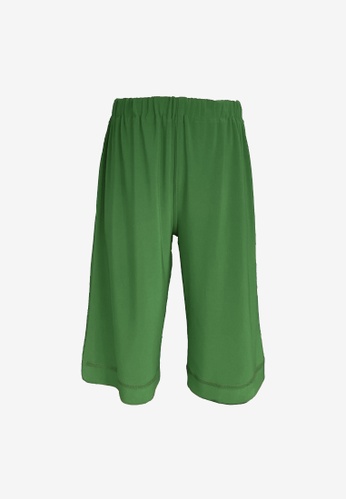 ROSARINI green Pull On Shorts - Green FEBA7KAB2FFC7EGS_1