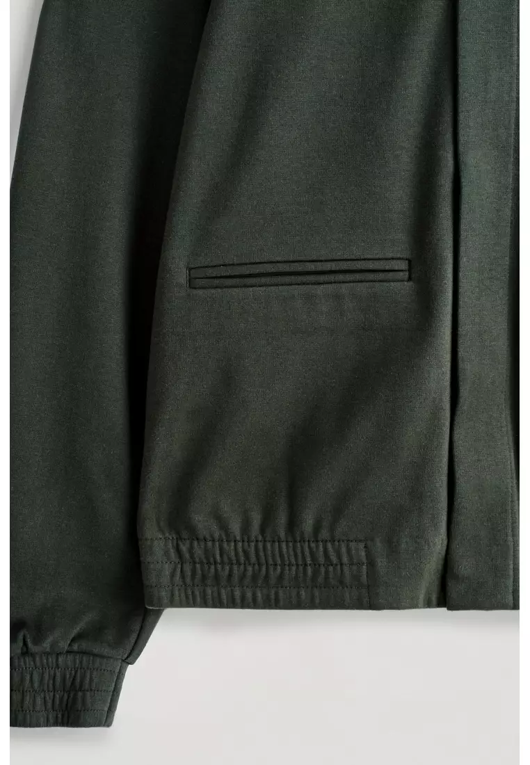 JERSEY HARRINGTON JACKET