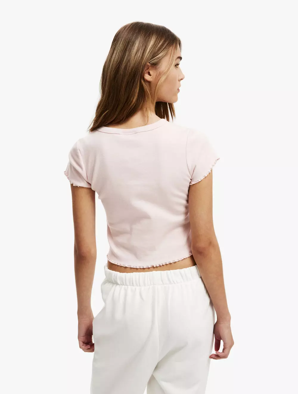 Cotton On - Atasan - Micro Lettuce Graphic License Tee - Lcn Mt Brandi Carlile/ Pale Blush