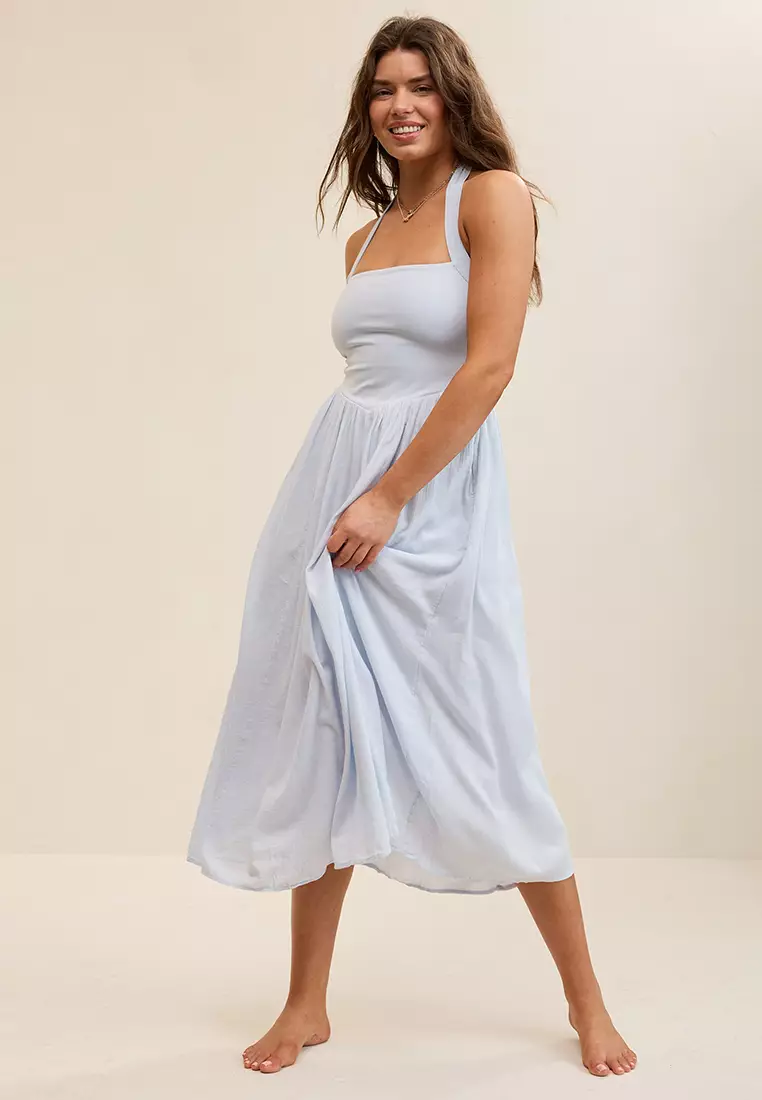 sequin white maxi dress Makari / | MESHKI %0D%0ADelicate%20sewing%20and%20hemming%20by%20durable%20needle%20lockstitch%20machine Christmas_Plaid Color:FrenchNavy (Teal) Elegant Satin Overskirt for