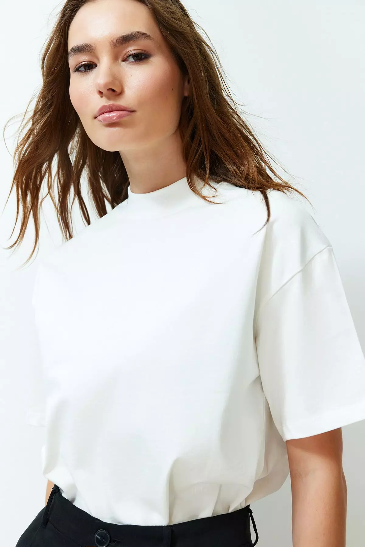 Mock Neck T-Shirt