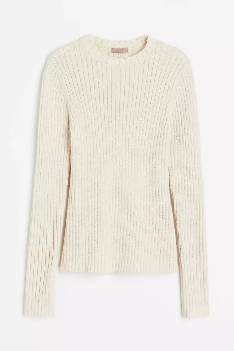 Rib-knit top