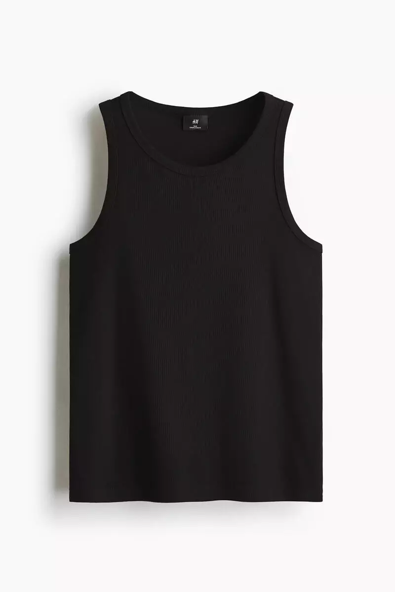 Slim Fit Ribbed vest top